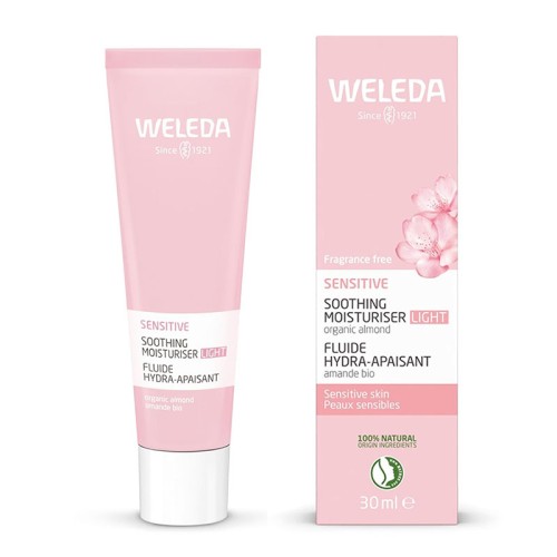 Weleda Sensitive Soothing Moisturiser Light - Soothing skin cream 30 ml