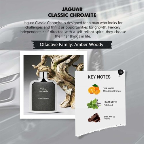 Jaguar Classic Chromite EDT kvepalai vyrams, 100 ml