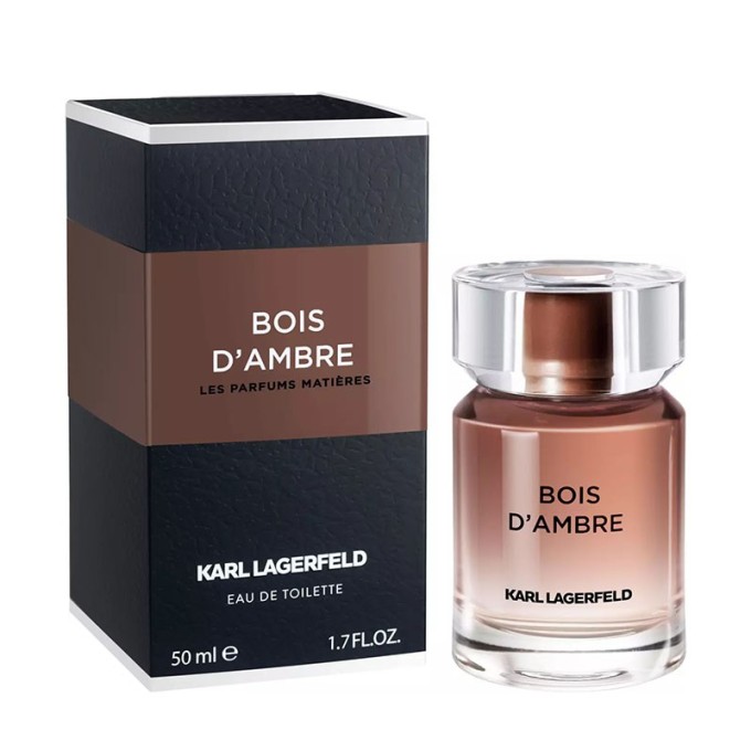 Lagerfeld Les Parfums Matieres Bois d´Ambre EDT kvepalai vyrams, 50 ml