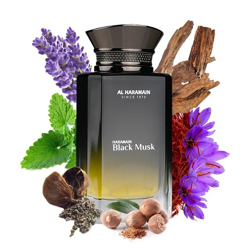 Al Haramain Haramain Black Musk EDP unisex kvepalai, 100 ml
