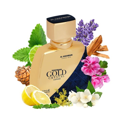 Al Haramain Gold Crystal Sapphire Parfum 100 ml unisex kvepalai