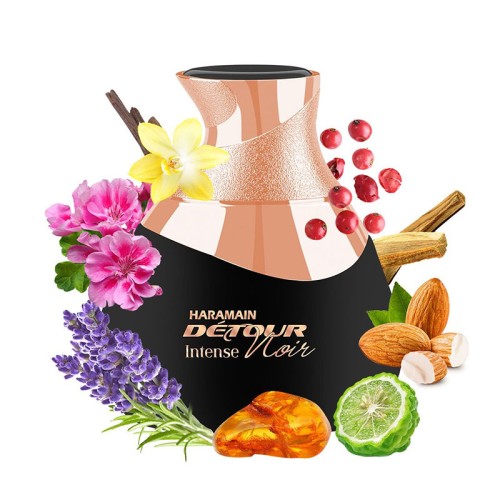 Al Haramain Detour Noir Intense EDP unisex kvepalai, 100 ml