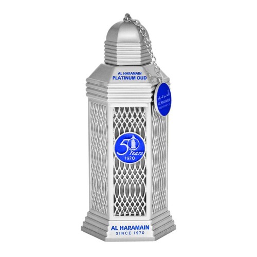 Al Haramain 50 Years Platinum Oud Parfum 100 ml unisex kvepalai