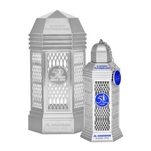 Al Haramain 50 Years Platinum Oud Parfum 100 ml unisex kvepalai 2