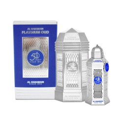 Al Haramain 50 Years Platinum Oud Parfum 100 ml unisex kvepalai
