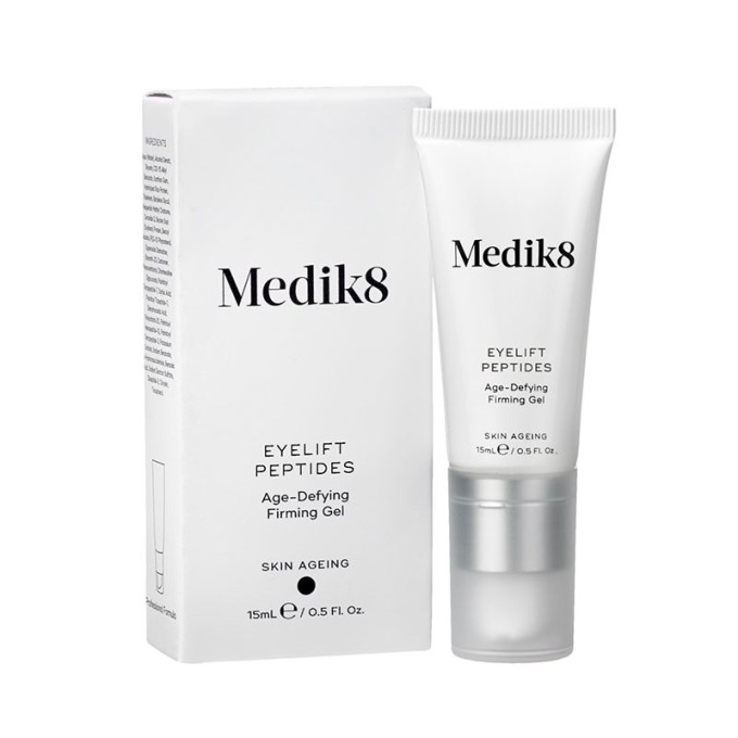 Medik8 Eyelift Peptides Age Defying Firming Gel - priešraukšlinis stangrinantis paakių gelis, 15 ml