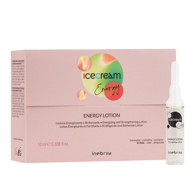 Inebrya Ice Cream Energy Energy Lotion 12 x 10 ml
