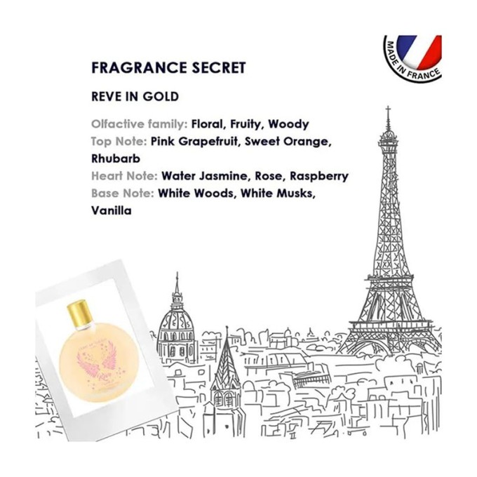 Ulric de Varens Reve In Gold EDP kvepalai moterims, 50 ml