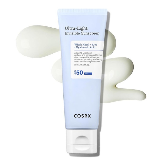 COSRX Ultra Light Invisible Sunscreen SPF 50 - Hydrating skin cream na opalování 50 ml