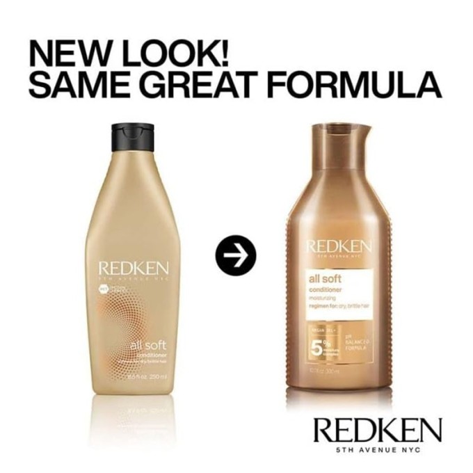 Redken All Soft Conditioner - maitinamasis kondicionierius sausiems plaukams, 300 ml