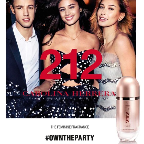 Carolina Herrera 212 VIP Rose EDP kvepalai moterims, 80 ml