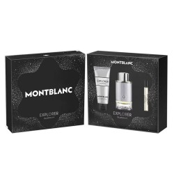 Mont Blanc Explorer Platinum Gift set EDP 100 ml, shower gel 100 ml an