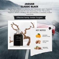 Jaguar Classic Black EDT kvepalai vyrams, 100 ml