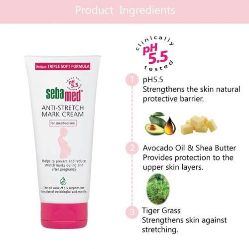 Sebamed Classic Anti-Stretch Mark Cream 200 ml