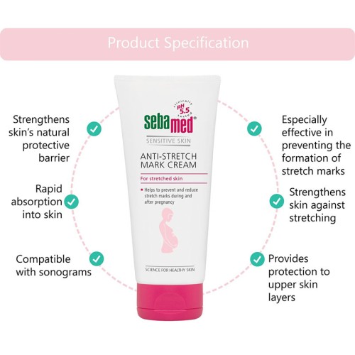 Sebamed Classic Anti-Stretch Mark Cream 200 ml