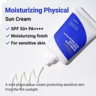 Isntree Hyaluronic Acid Natural Sun Cream SPF 50+ 50 ml 2