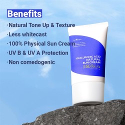 Isntree Hyaluronic Acid Natural Sun Cream SPF 50+ 50 ml