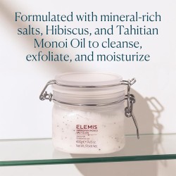 Elemis Frangipani Monoi Salt Glow Body Scrub - kūno odos šveitiklis, 490 g