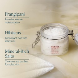 Elemis Frangipani Monoi Salt Glow Body Scrub - kūno odos šveitiklis, 490 g