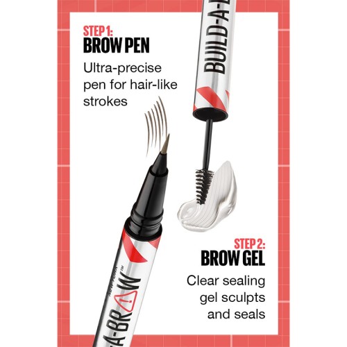 Maybelline Build A Brow 2in1 1,4 g 257 Medium Brown