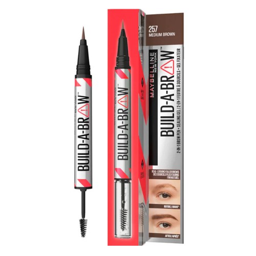 Maybelline Build A Brow 2in1 1,4 g 257 Medium Brown