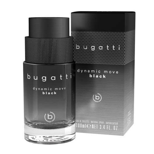 Bugatti Dynamic Move Black EDT kvepalai vyrams, 100 ml