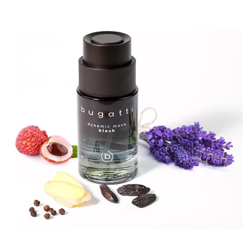 Bugatti Dynamic Move Black EDT kvepalai vyrams, 100 ml