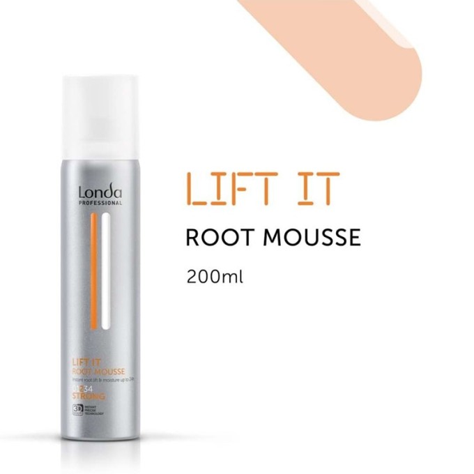 Londa Professional Lift It Root Mousse - formavimo putos, suteikiančios plaukams apimties, 200 ml