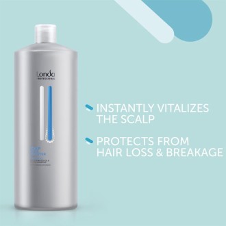 Londa Professional Scalp Vital Booster Shampoo - gaivinantis šampūnas su jojobos aliejumi, kofeinu 2