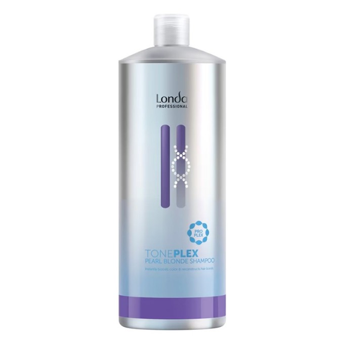 Londa Professional Toneplex Pearl Blonde Shampoo - šampūnas šviesiems ir žiliems plaukams su