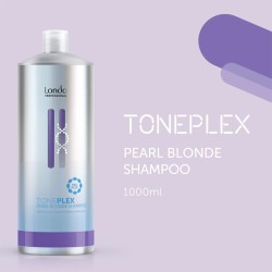 Londa Professional Toneplex Pearl Blonde Shampoo - šampūnas šviesiems ir žiliems plaukams su