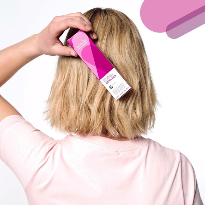 Londa Professional Permanent Color Extra Rich Creme - ilgalaikiai plaukų dažai 8/43 Light Blond