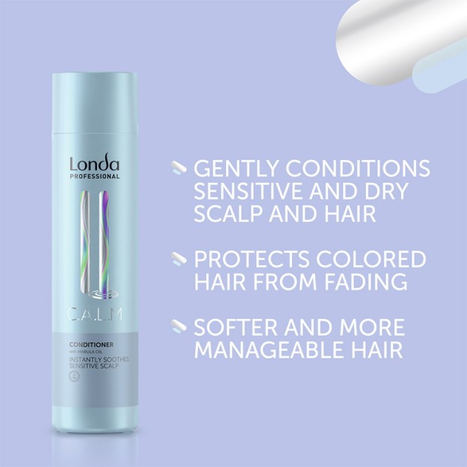 Londa Professional C.A.L.M Conditioner - apsauginis kondicionierius jautriai galvos odai, 250 ml