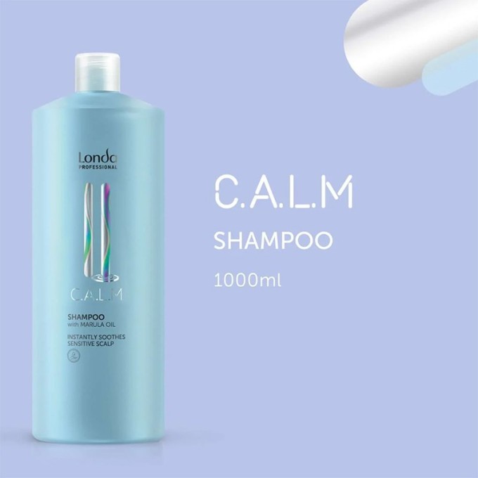Londa Professional C.A.L.M Marula Oil Shampoo - šampūnas jautriai ir sausai galvos odai, 1000 ml