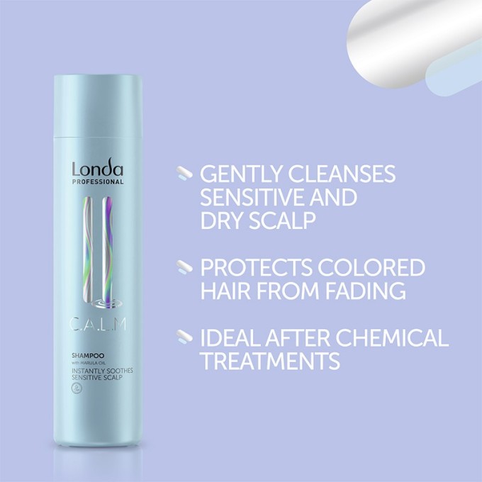 Londa Professional C.A.L.M Marula Oil Shampoo - šampūnas jautriai ir sausai galvos odai, 250 ml