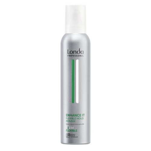Londa Professional Enhance It Flexible Hold Mousse - plaukų formavimo putos, 250 ml