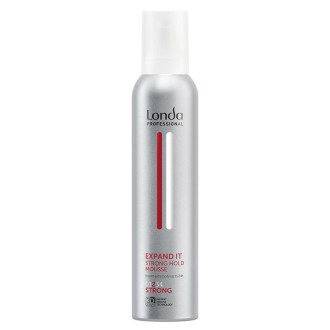 Londa Professional Expand It Strong Hold Mousse - stiprios fiksacijos plaukų putos, 200 ml