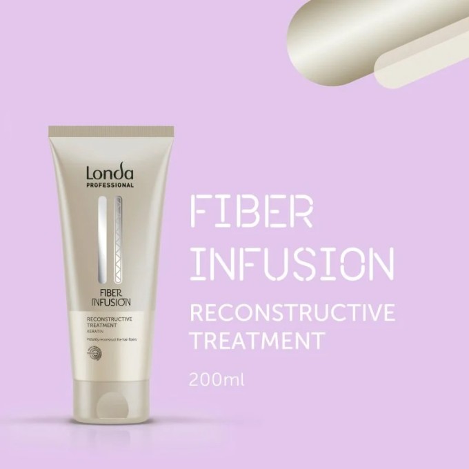 Londa Professional Fiber Infusion Reconstructive Treatment - atkuriamoji plaukų kaukė su keratinu