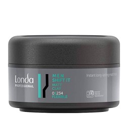 Londa Professional MEN Shift It Matt Clay - plaukų formavimo molis, suteikiantis ilgalaikį matinį