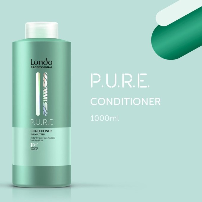 Londa Professional P.U.R.E Conditioner - švelnus kondicionierius sausiems plaukams, 1000 ml
