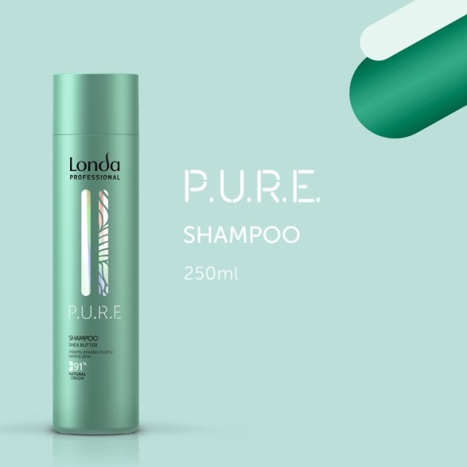 Londa Professional P.U.R.E Shampoo - švelnus šampūnas sausiems plaukams, 250 ml