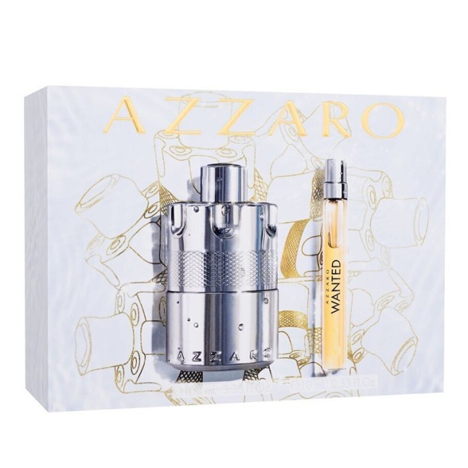 Azzaro Wanted dovanų rinkinys vyrams - EDP 100 ml ir EDP 10 ml