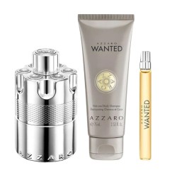 Azzaro Wanted Gift set EDP 100 ml, miniature EDP 10 ml and shower gel 75 ml 100 ml vyrams