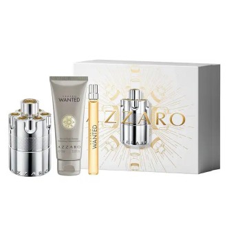 Azzaro Wanted Gift set EDP 100 ml, miniature EDP 10 ml and shower gel 75 ml 100 ml vyrams