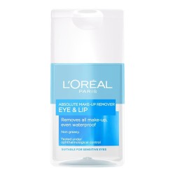 L´Oréal Eye & Lip Waterproof Make Up Remover - dviejų fazių makiažo valiklis akių zonai ir lūpoms