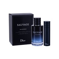 Dior Sauvage Eau de Parfum Gift set EDP 100 ml and EDP 10 ml (refillable) 100ml