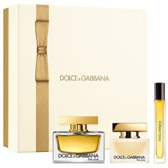Dolce Gabbana The One dovanų rinkinys EDP 75 ml, plaukų dulksna 30 ml ir mini EDP 10 ml 75 ml