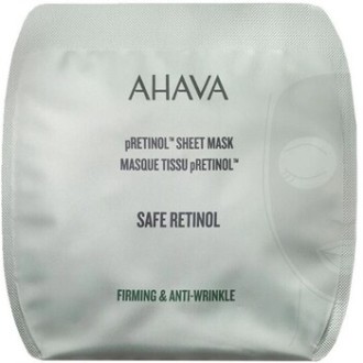 Ahava Safe Retinol pRetinol Sheet Mask - Plátýnková maska proti vráskám 17 g