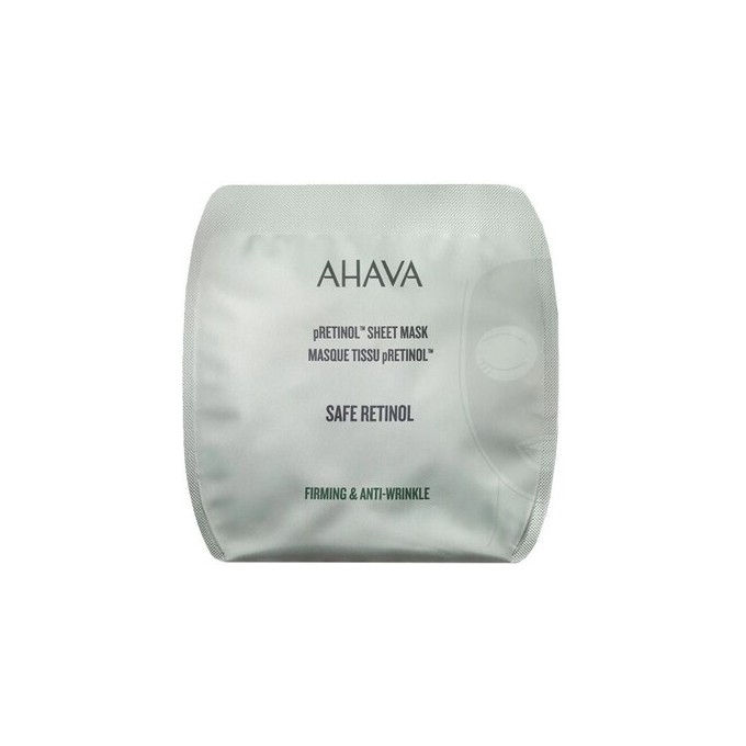 Ahava Safe Retinol pRetinol Sheet Mask - Plátýnková maska proti vráskám 17 g