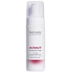 Biotrade Acnaut Cleansing Foam - valomos putos riebiai ir probleminei odai, 150 ml